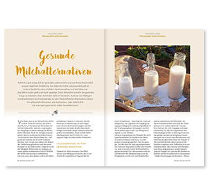 Gesunde Milchalternativen
